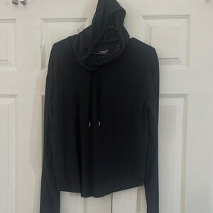 Old Navy Active Dark Gray/Black Hoodie Lightweight! Size Large